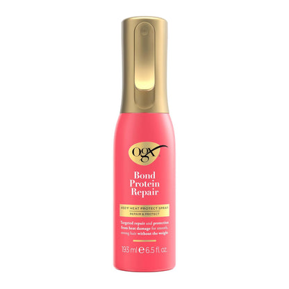 OGX Bond Protein Repair 450°F Heat Protect Spray for Hair 6.5 Fl Oz (Pack of 1)