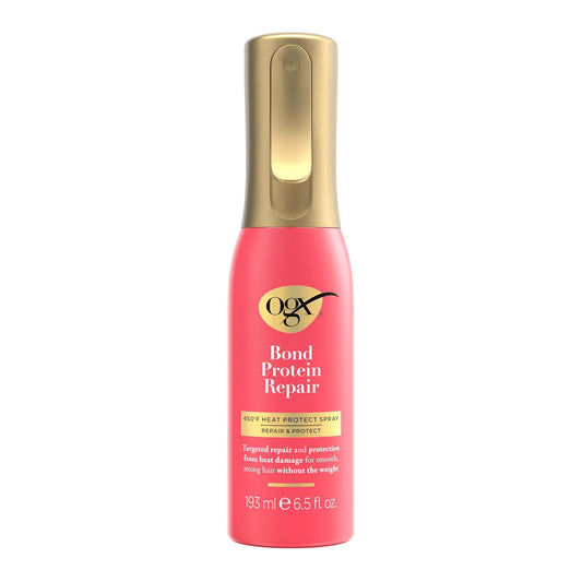 OGX Bond Protein Repair 450°F Heat Protect Spray for Hair 6.5 Fl Oz (Pack of 1)