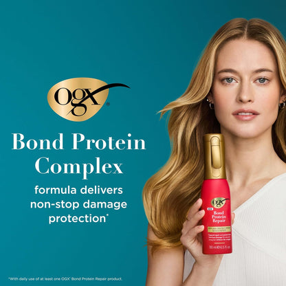 OGX Bond Protein Repair 450°F Heat Protect Spray for Hair 6.5 Fl Oz (Pack of 1)