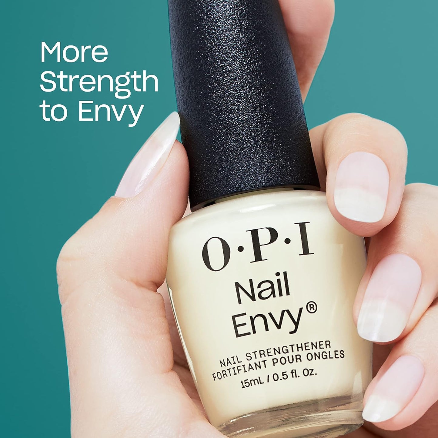 OPI Nail Envy Nail Strengthener | Clear & Opaque Nail Polish Treatment | Strengthen Weak & Thin Nails | Repair