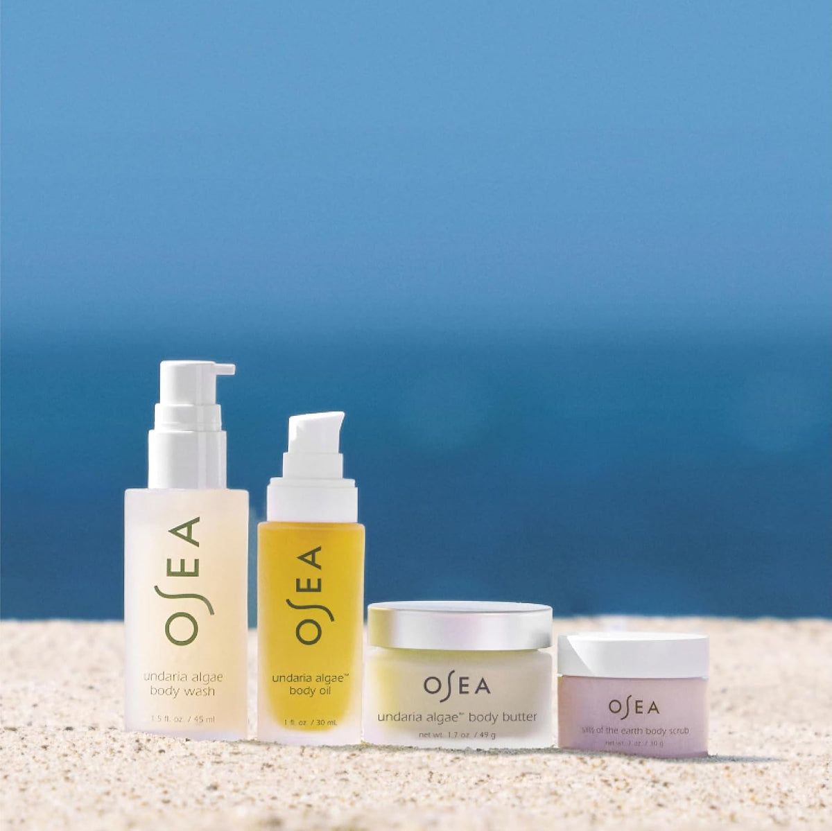 OSEA Bodycare Bestsellers, 4-Piece Travel-friendly Set, Intense Hydration