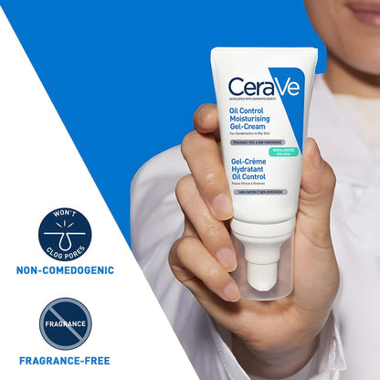 CeraVe Oil Control Moisturizing Gel-Cream, Face Moisturizer for Oily Skin | 3 FI Oz (Pack of 1)