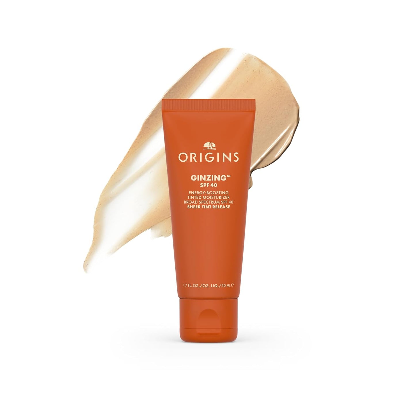 Origins GinZing Energy-Boosting Tinted Moisturizer with SPF 40 | Hydrates & Perfects..