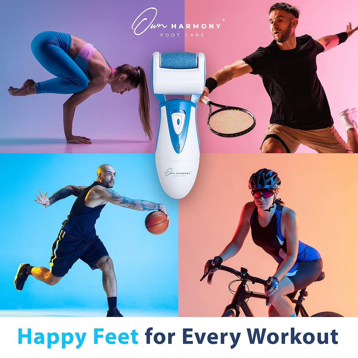 OwnHarmony Electric Foot Callus Remover - Rechargeable Pedicure File Tool