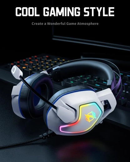 Ozeino Gaming Headset with Microphone for PC PS4 PS5 Laptop Xbox Series