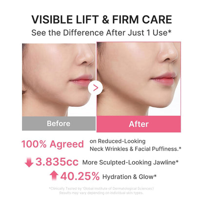 medicube PDRN Collagen Gua Sha Neck Wrinkle Cream | Built-In Gua Sha Massager with Volufiline 5% | Firming...