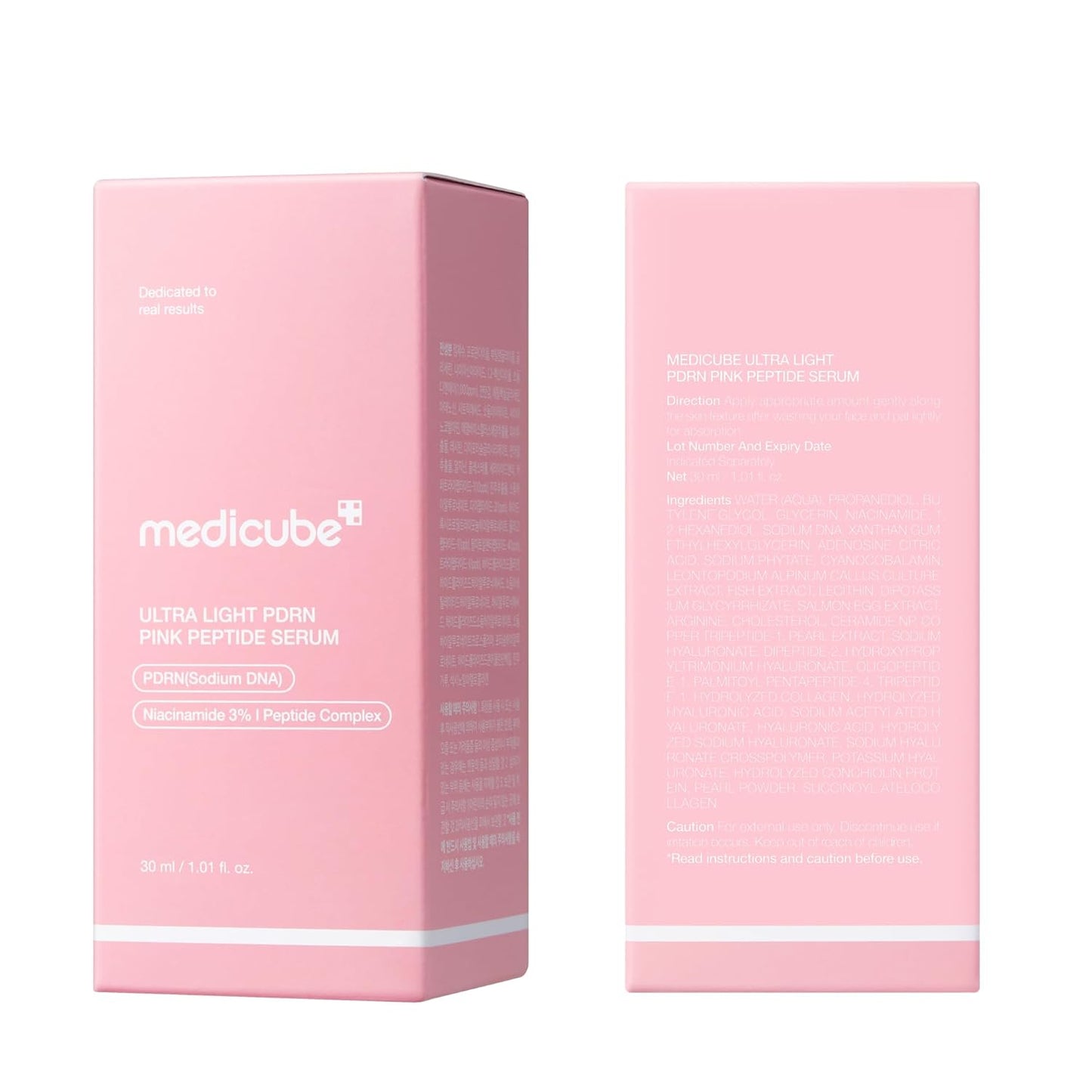 medicube PDRN Pink Peptide Serum with Salmon DNA | Ultra Light Hydrating Serum with Hyaluronic Acid..
