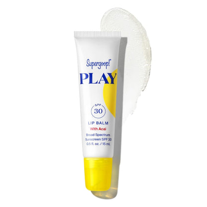 Supergoop! PLAY Lip Balm SPF 30 - Broad Spectrum SPF Lip Balm with Hydrating Honey,