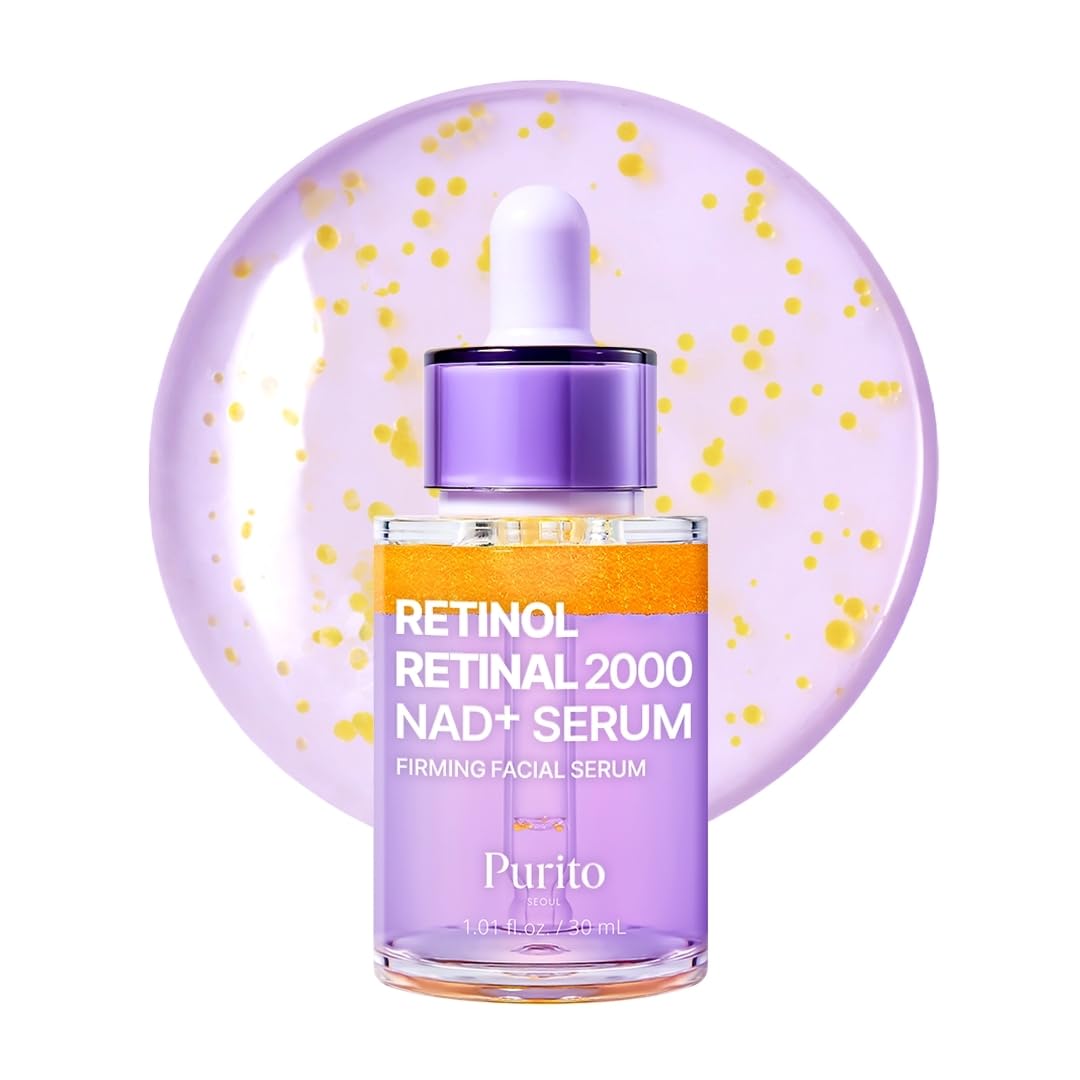 PURITO Retinol 0.1% + Retinal 0.1% Anti-Aging Facial Serum | for Wrinkles, Fine Lines &amp; Firmer Skin ..