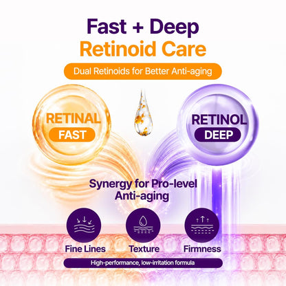 PURITO Retinol 0.1% + Retinal 0.1% Anti-Aging Facial Serum | for Wrinkles, Fine Lines &amp; Firmer Skin ..