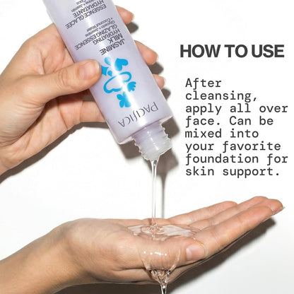 Pacifica Hydrating Glazing Facial Essence with Jasmine Squalane and Polyglutamic Acid - Milky Glass Skin Essence..