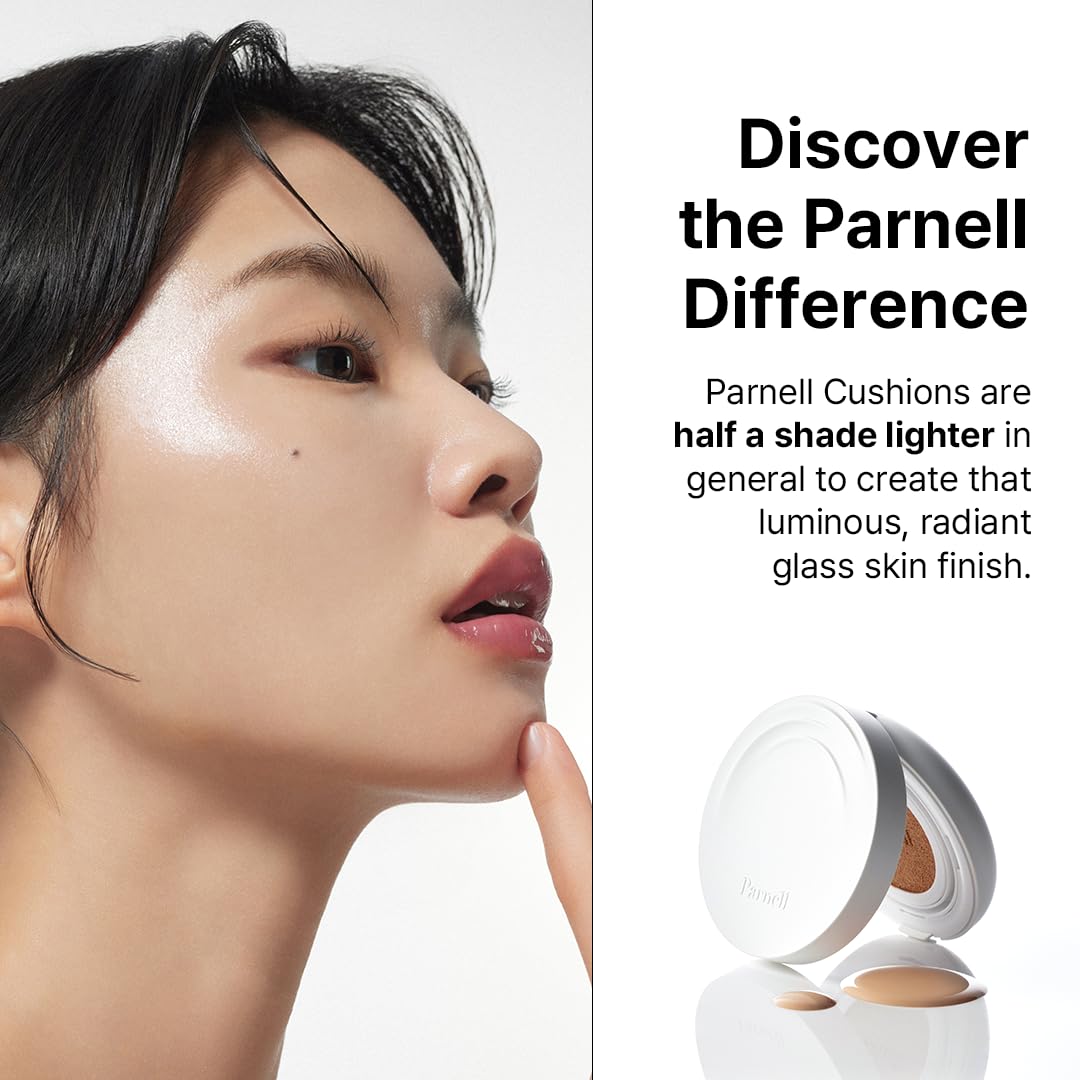 Parnell Cicamanu Serum Cushion - Moisturizing Foundation for Soothing  (0.52 Fl Oz) (17N)
