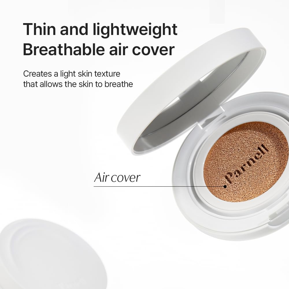 Parnell Cicamanu Serum Cushion - Moisturizing Foundation for Soothing  (0.52 Fl Oz) (17N)