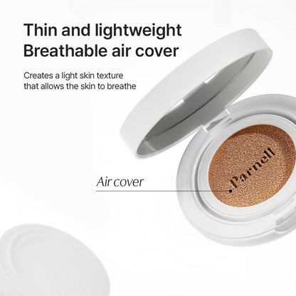 Parnell Cicamanu Serum Cushion - Moisturizing Foundation for Soothing  (0.52 Fl Oz) (17N)
