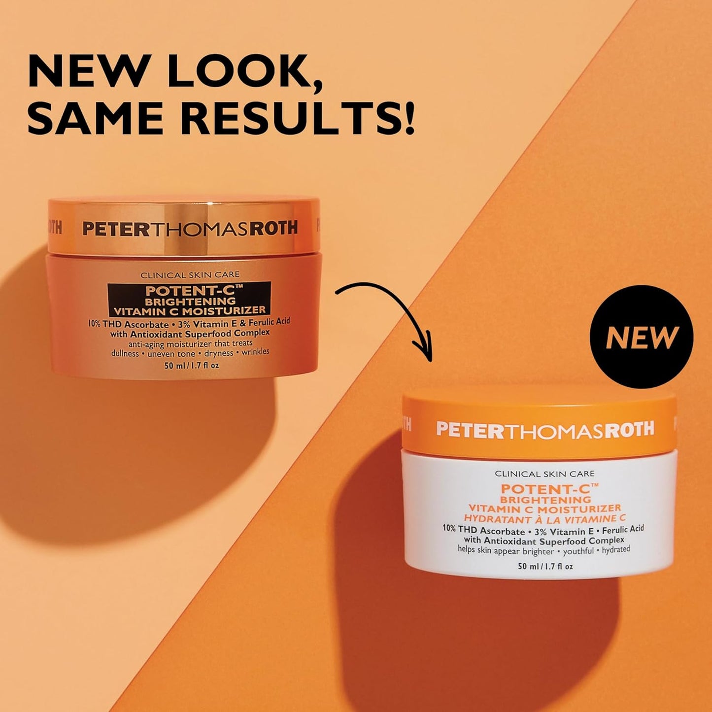 Peter Thomas Roth | Potent-C™ Brightening Vitamin C Moisturizer, Size- 1.7 Fl Oz (Pack of 1)