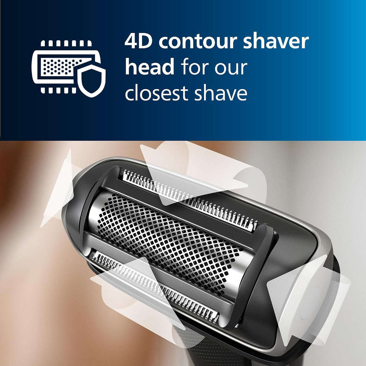 Philips Norelco Bodygroom 7000 Series, Showerproof Groin and Body Trimmer for Men..