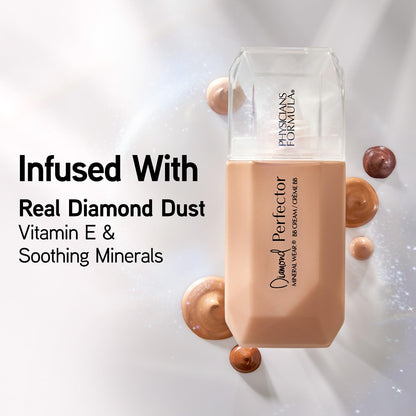 Physicians Formula Mineral Wear®Diamond Perfector BB Cream, 10 in 1 Skin Perfecting Beauty Balm, Lightweight & Luminous Finish..
