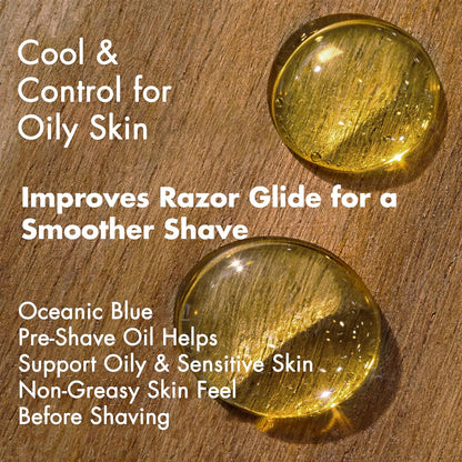 Pink Woolf Pre Shave Oil for Men – Electric &amp; Wet Shave Prep – Helps Reduce Tugging, Razor Burn & Irritation..