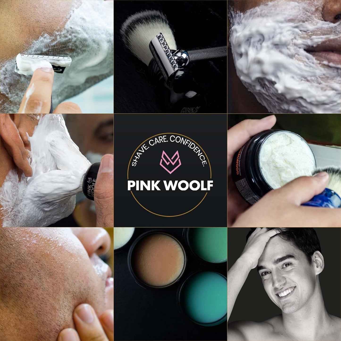 Pink Woolf Pre Shave Oil for Men – Electric &amp; Wet Shave Prep – Helps Reduce Tugging, Razor Burn & Irritation..