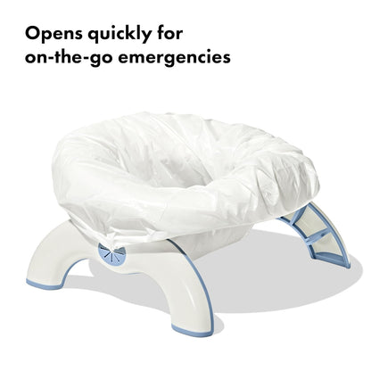 OXO Tot 2-in-1 Go Portable Potty with Travel Bag, Travel Potty Seat for Toddler