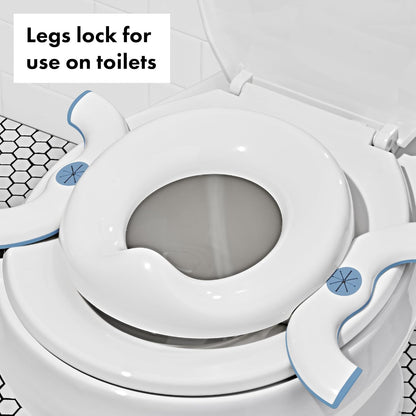 OXO Tot 2-in-1 Go Portable Potty with Travel Bag, Travel Potty Seat for Toddler