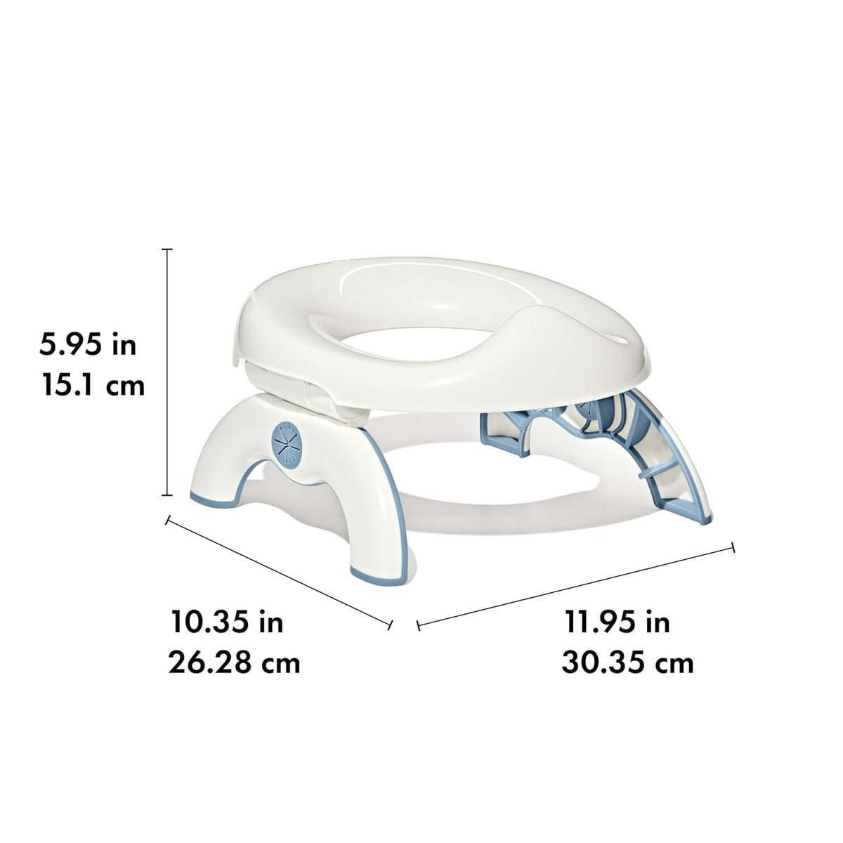 OXO Tot 2-in-1 Go Portable Potty with Travel Bag, Travel Potty Seat for Toddler