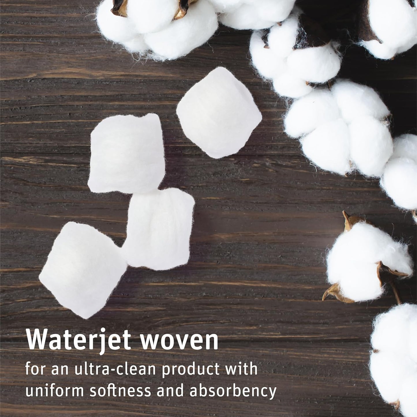 Simply Soft Premium Organic Cotton Balls, 600 Count (3 Bags) 100% Pure Cotton, Certified, Hypoallergenic, Large...