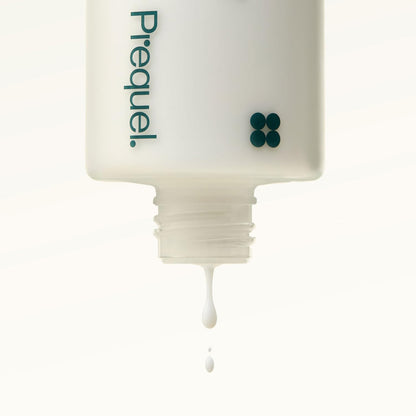 Prequel Skin Half and Half Fluid Moisturizer Face Cream. Lightweight Ceramide Peptide Lotion for All Skin Types..