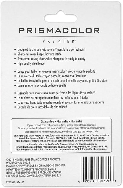 Prismacolor Premier Pencil Sharpener - Writing, Drawing, Sketching, Art Supplies
