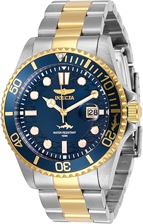 Men's Pro Diver Quartz Watch (Gold-Silver)