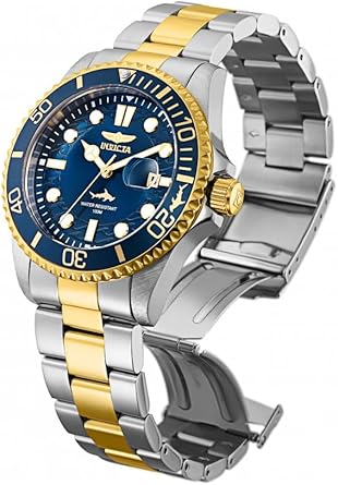 Men's Pro Diver Quartz Watch (Gold-Silver)