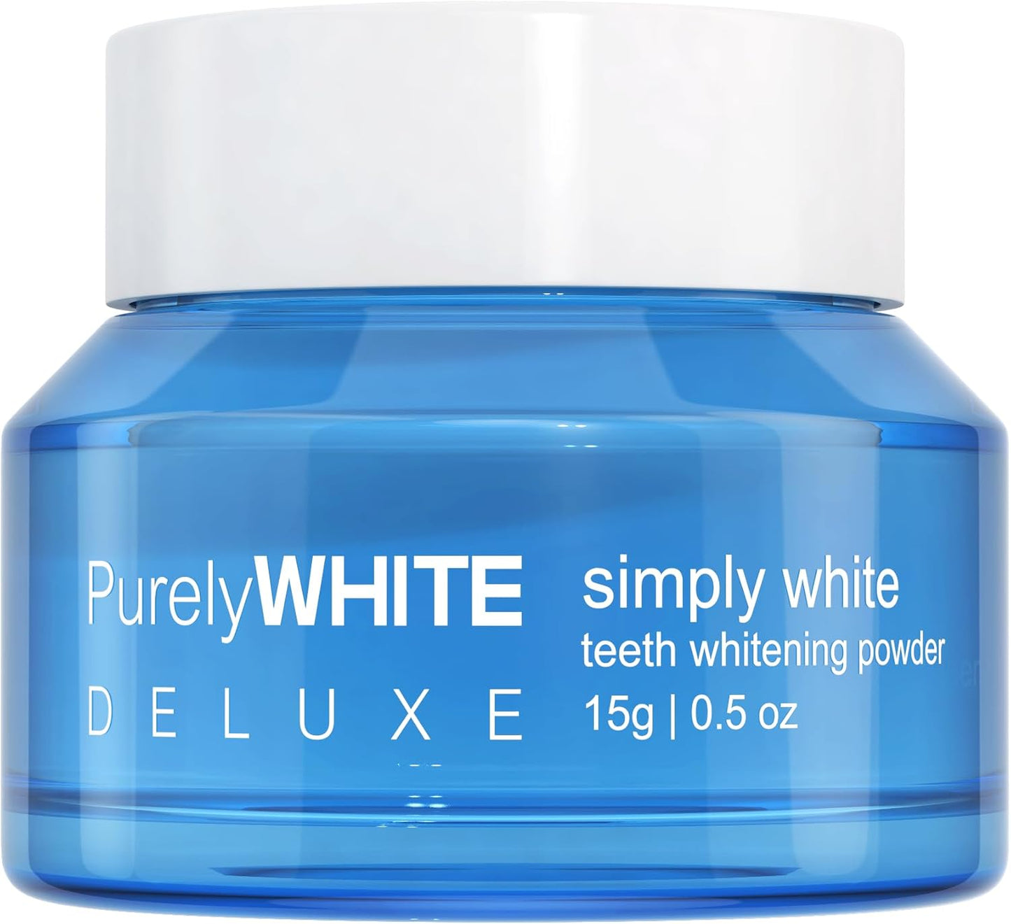 PurelyWHITE DELUXE, Whitening Powder - Removes Stains, No Sensitivity - Enamel-Safe Toothpaste Whitening Powder for Coffee..