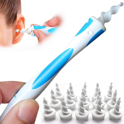 QGrips Earwax Removal-Spiral Ear Wax Removal Tool, Reusable Earwax Removal Kit Safe Ear Cleaner..