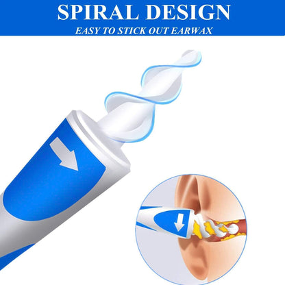 QGrips Earwax Removal-Spiral Ear Wax Removal Tool, Reusable Earwax Removal Kit Safe Ear Cleaner..