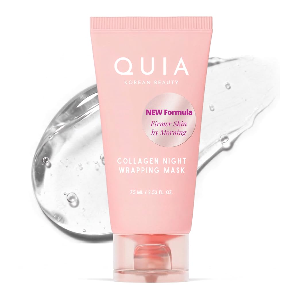 QUIA Collagen Overnight Wrapping Mask - Wake Up to Plumper, Firmer Skin