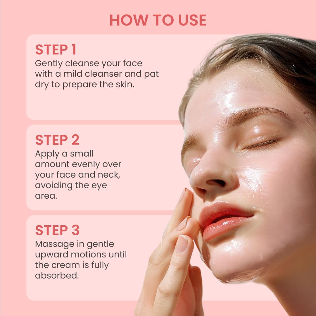 QUIA Collagen Jelly Cream– Fast-Absorbing Glow Under Makeup- Plumper Skin