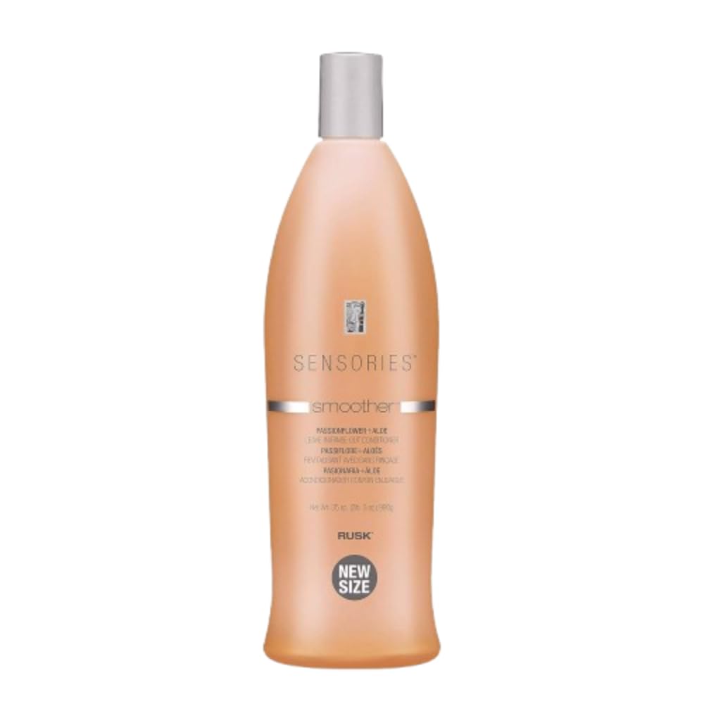 RUSK Sensories Smoother Passionflower and Aloe Smoothing, Anti-Frizz, Restore Moisture Balance, and Provides Shine..