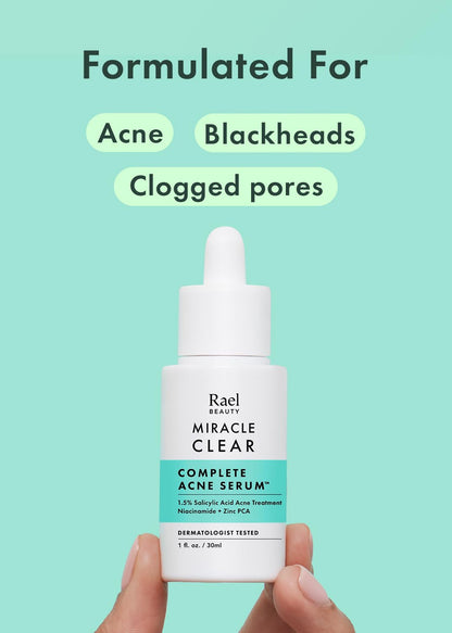 Rael Serum for Face – Miracle Clear Serum, Korean Skin Care (1 fl oz)
