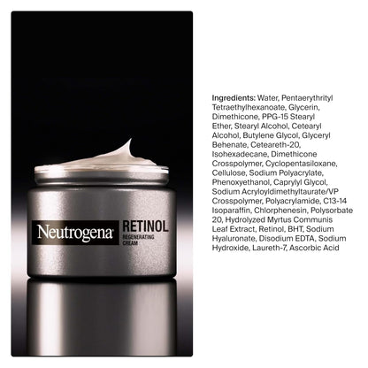 Neutrogena Rapid Wrinkle Repair Retinol Face Cream Fragrance-Free, 1.7 oz