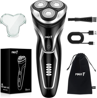 MAX-T Electric Razor for Men, 4D Rotary Shaver Razor for Men