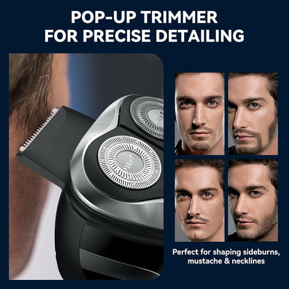 MAX-T Electric Razor for Men, 4D Rotary Shaver Razor for Men