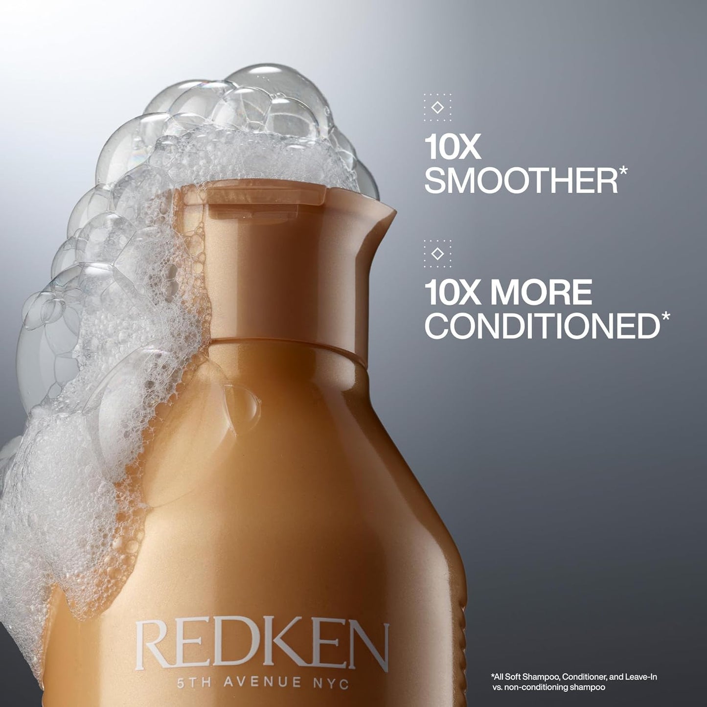 Redken All Soft Shampoo - Moisturizes &amp; Hydrates Dry Hair, Softens & Adds Shine, With Argan Oil..