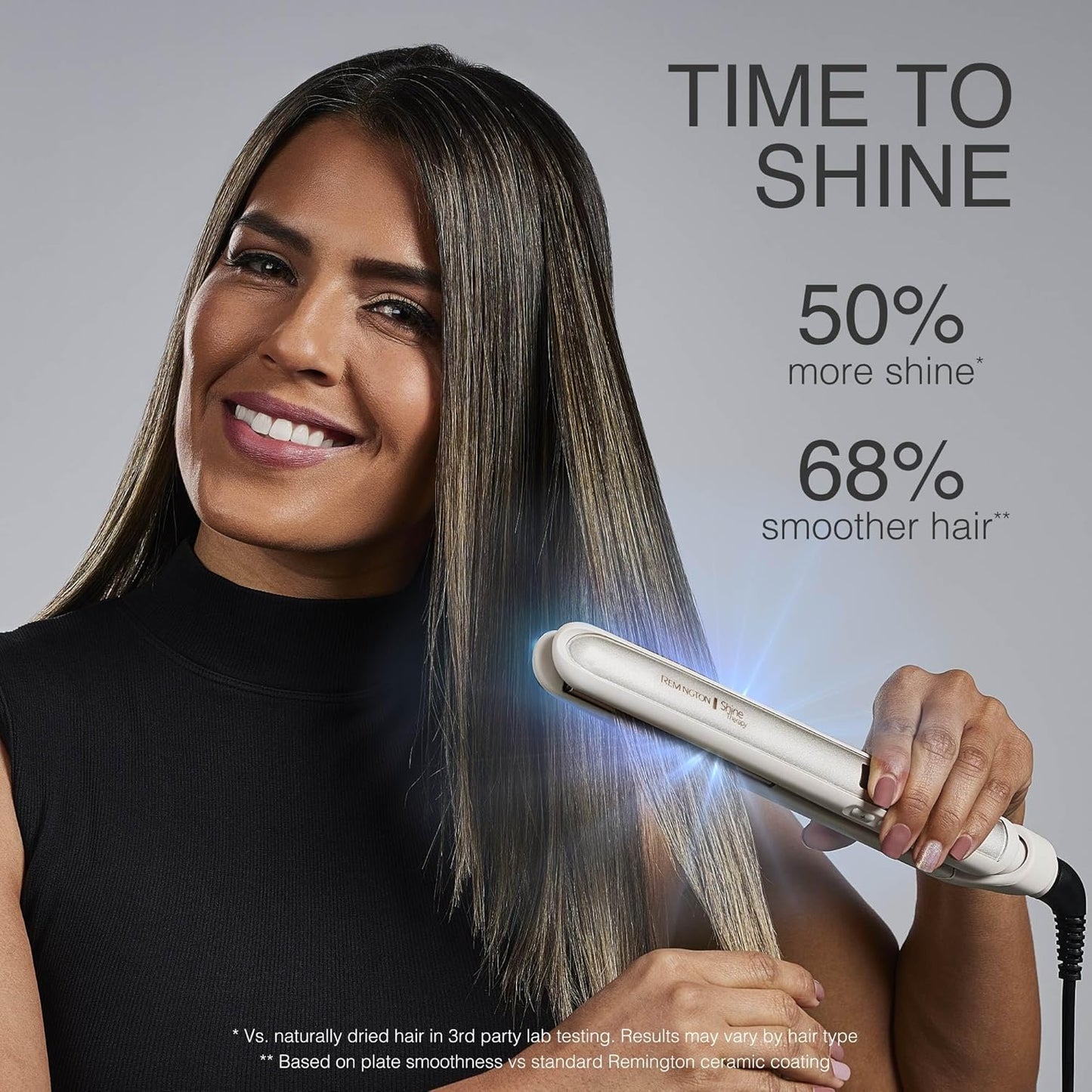 Remington Shine Therapy 1 inch Hair Straightener Iron, Flat Iron Infused with Argan Oil & Keratin...