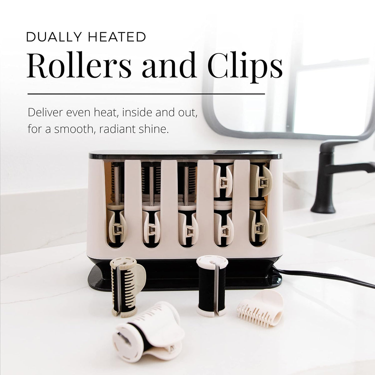 Remington Shine Therapy Hot Rollers, Hair Setter Rollers, 20-Piece Set