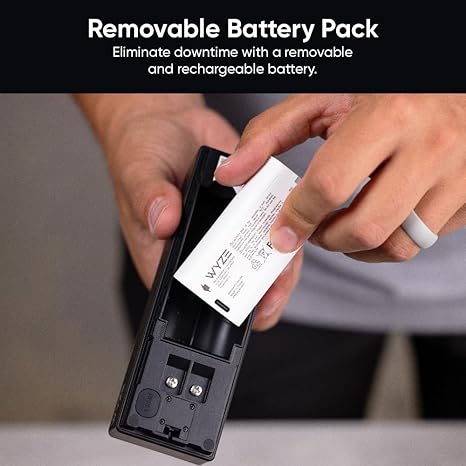 WYZE Removable Battery Pack Battery Cam Pro and Duo Cam Doorbell – 2nd Gen