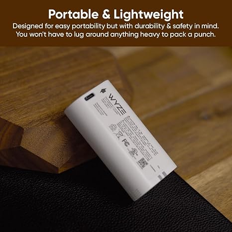 WYZE Removable Battery Pack Battery Cam Pro and Duo Cam Doorbell – 2nd Gen