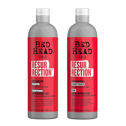 TIGI Bed Head Resurrection Hair Repair Shampoo, Maximum Strength with Resurrection Plant, 25.36 fl oz, (Pack of 2)