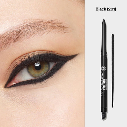 Revlon ColorStay Pencil Waterproof Eyeliner, Smudge-Proof, Eye Makeup with Built-In Sharpener..