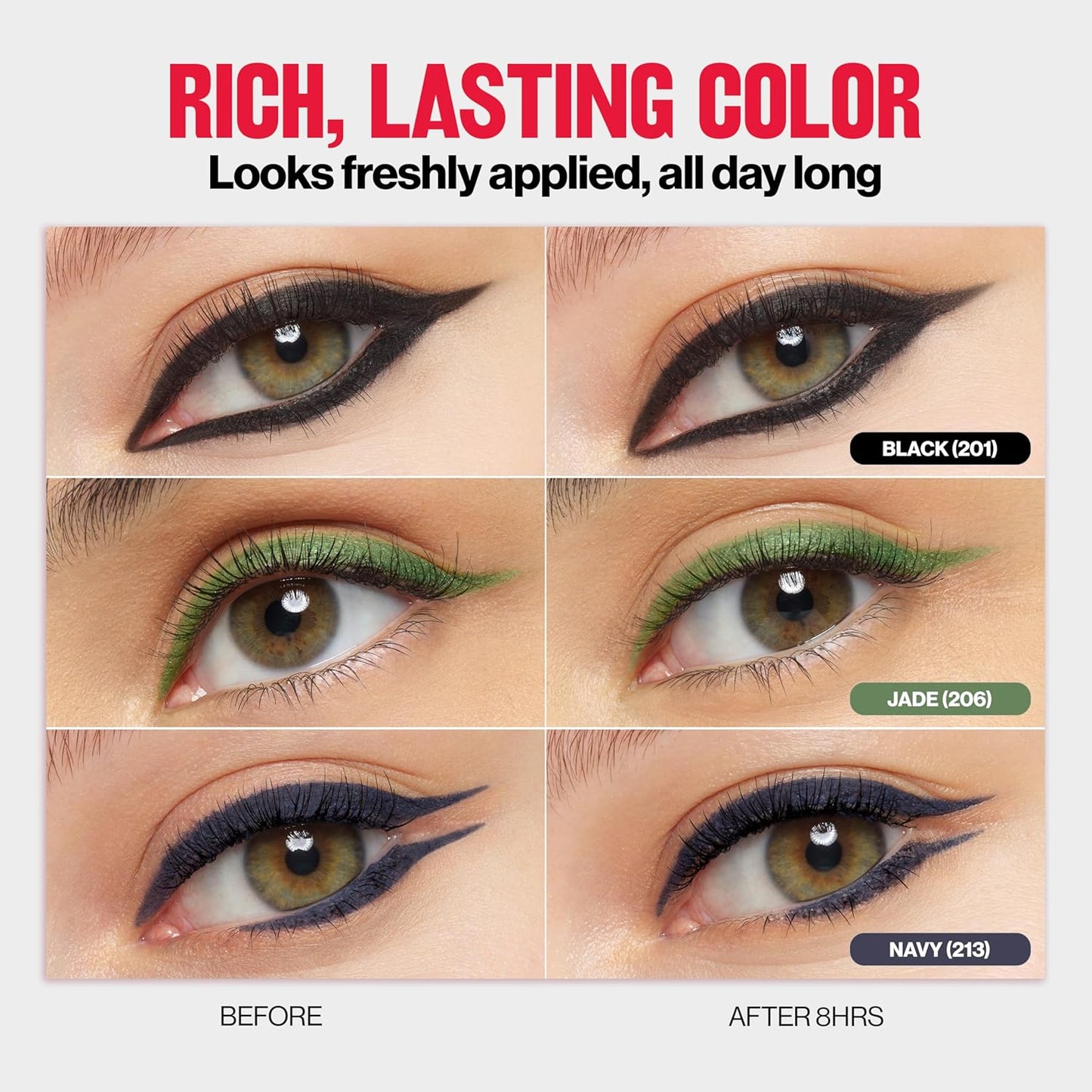 Revlon ColorStay Pencil Waterproof Eyeliner, Smudge-Proof, Eye Makeup with Built-In Sharpener..