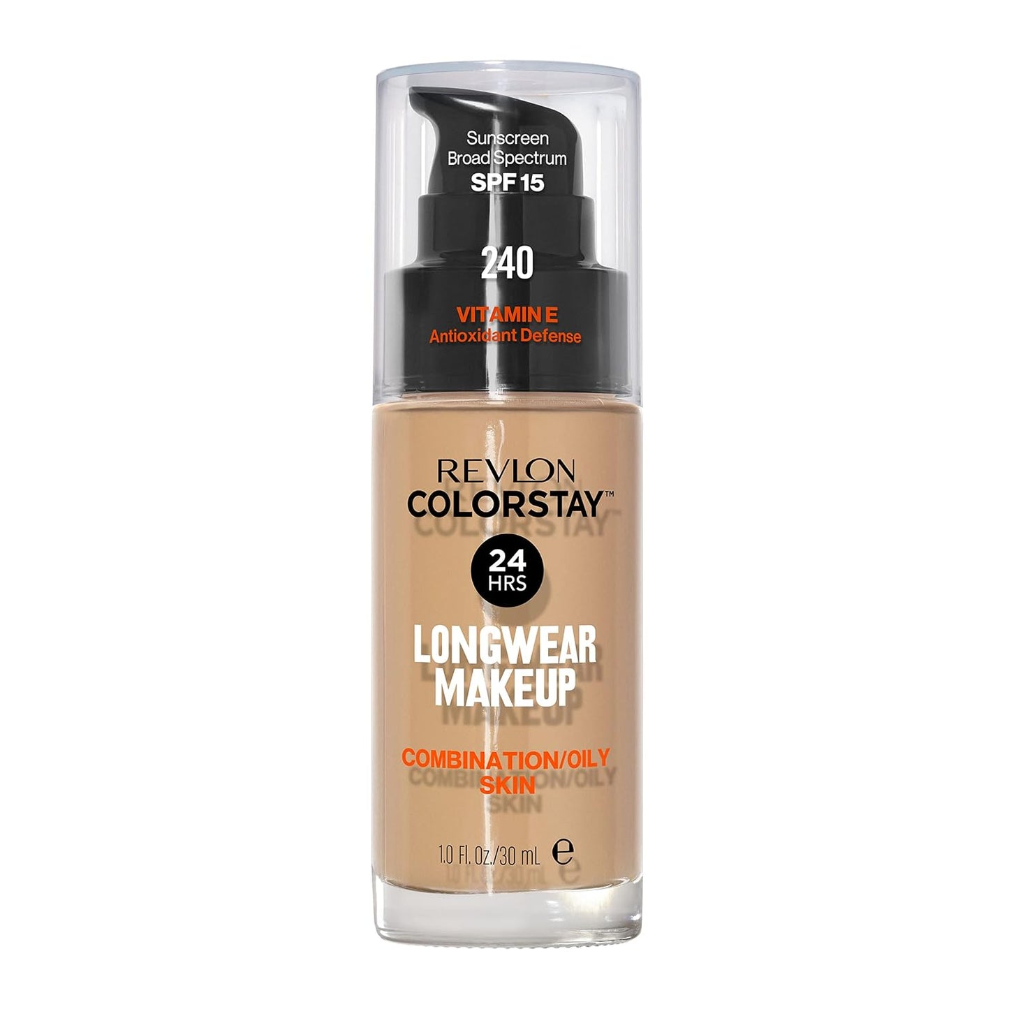 Revlon Colorstay Longwear Makeup Combo/Oily, 240 Medium Beige, 1 fl oz..
